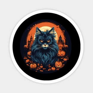 Maine Coon Cat Halloween, Cat Lover Magnet